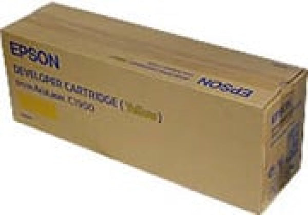 1 X Genuine Epson Aculaser C900 C1900 Yellow Toner Cartridge High Yield -