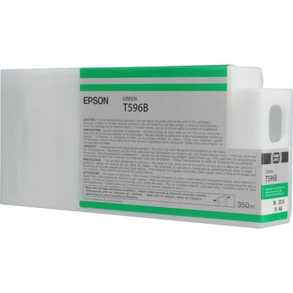 1 X Genuine Epson Pro7700 Pro7900 350Ml Green Ink Cartridge -