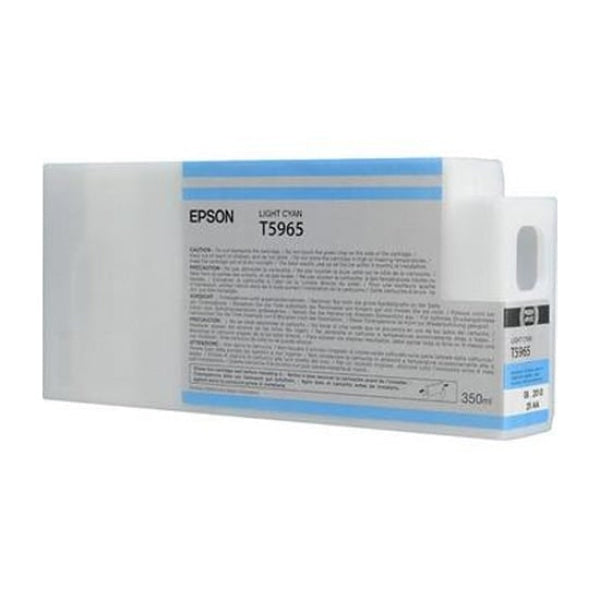 1 X Genuine Epson Pro7700 Pro7900 350Ml Light Cyan Ink Cartridge -