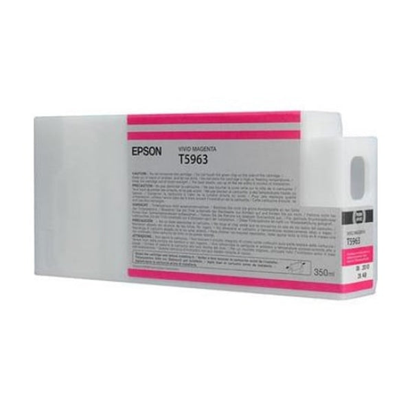 1 X Genuine Epson Pro7700 Pro7900 350Ml Vivid Magenta Ink Cartridge -