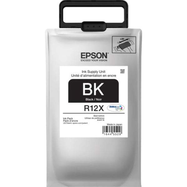 1 X Genuine Epson R12X Black Ink Pack Cartridge -