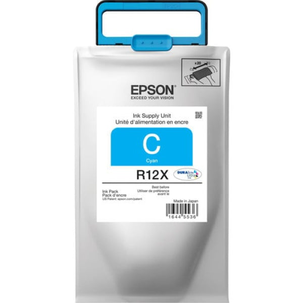 1 X Genuine Epson R12X Cyan Ink Pack Cartridge -