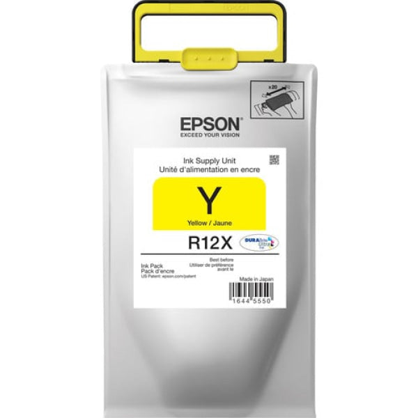 1 X Genuine Epson R12X Yellow Ink Pack Cartridge -