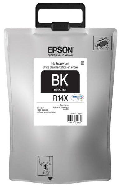 1 X Genuine Epson R14X Black Ink Pack High Yield Cartridge -