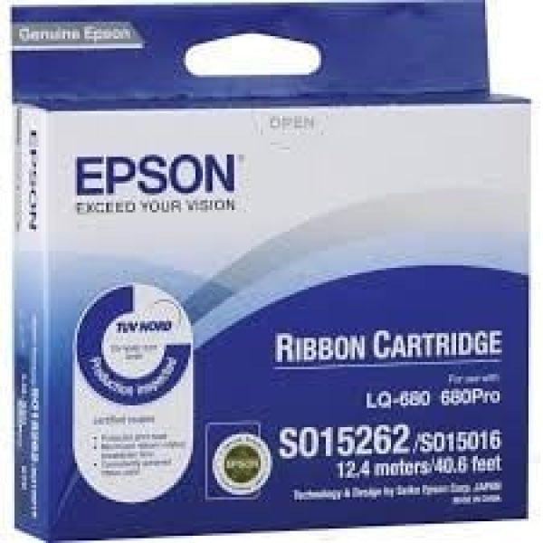 1 X Genuine Epson S015262 Ribbon Cartridge -