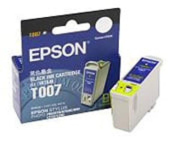 1 X Genuine Epson T007 Black Ink Cartridge -