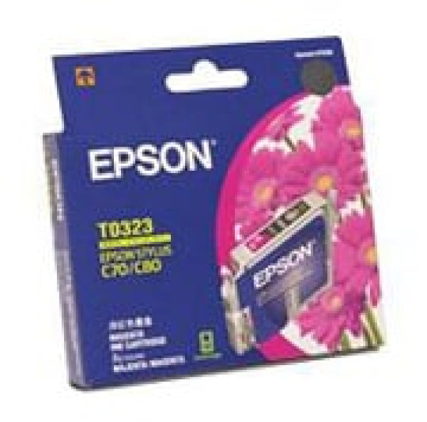 1 X Genuine Epson T0323 Magenta Ink Cartridge -