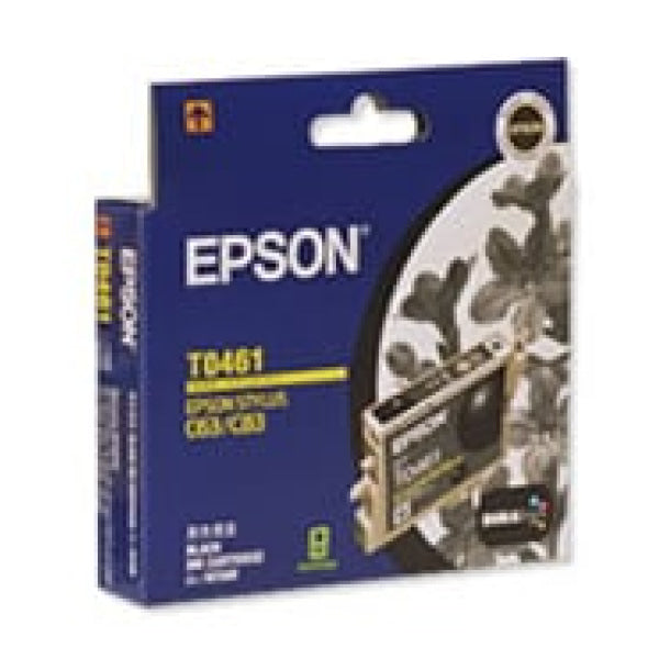 1 X Genuine Epson T0461 Black Ink Cartridge -