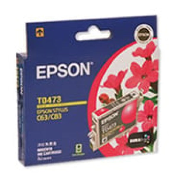 1 X Genuine Epson T0473 Magenta Ink Cartridge -