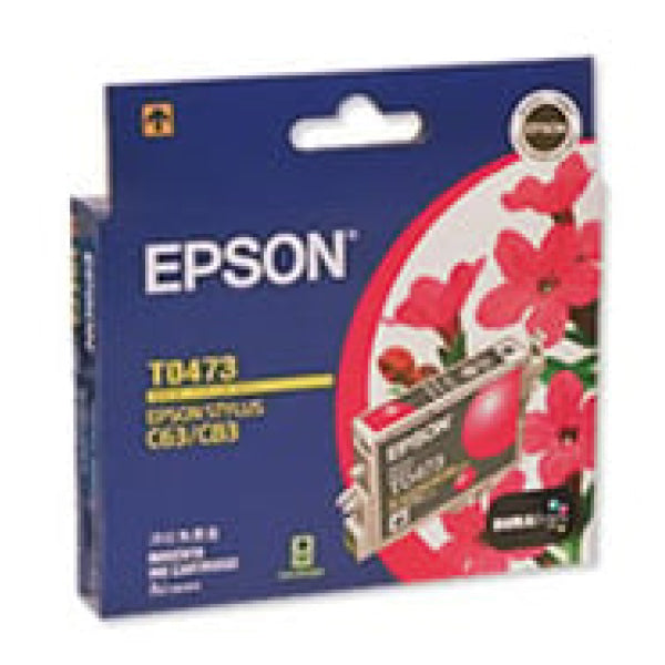 1 X Genuine Epson T0473 Magenta Ink Cartridge -