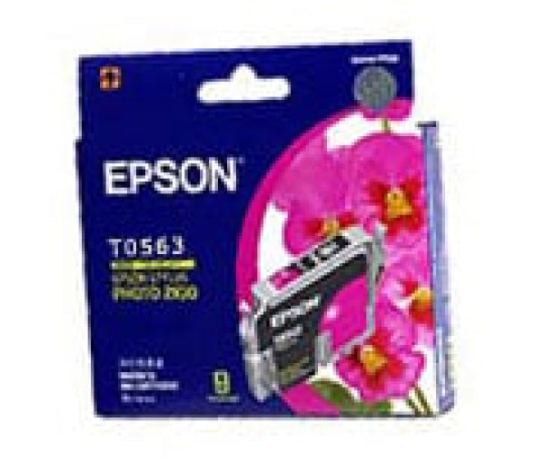 1 X Genuine Epson T0563 Magenta Ink Cartridge -