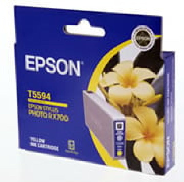 1 X Genuine Epson T5594 Yellow Ink Cartridge -