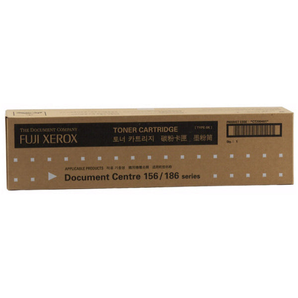 1 X Genuine Fuji Xerox Docucentre 156 186 Black Toner Cartridge (9K) Ct200401 -