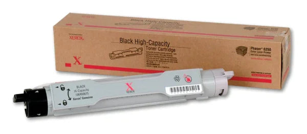 1 X Genuine Fuji Xerox Phaser 6250 Black Toner Cartridge High Yield 8K [106R00675] -