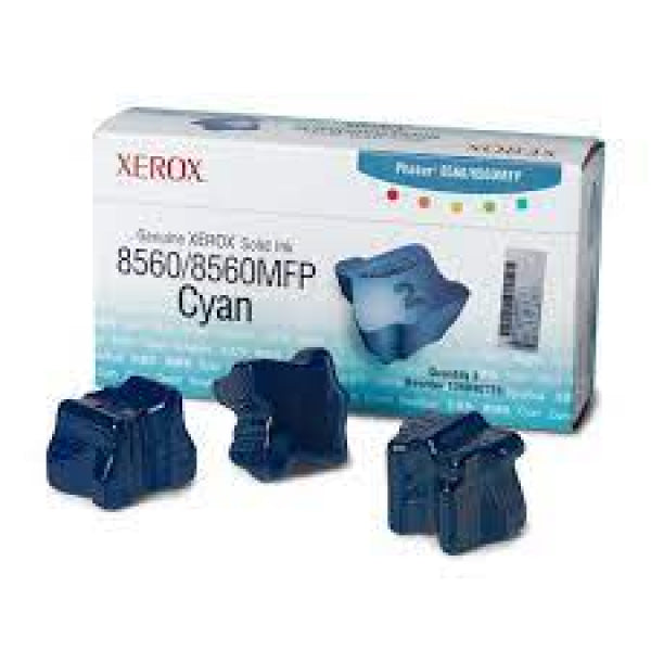 1 X Genuine Fuji Xerox Phaser 8560 Cyan 3Pk Soild Ink Stick [108R00723] Cartridge -