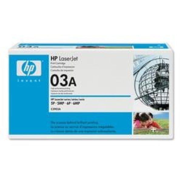 1 X Genuine Hp C3903A Toner Cartridge 03A -