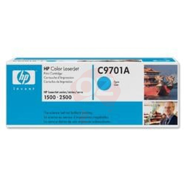1 X Genuine Hp C9701A Cyan Toner Cartridge 121A -