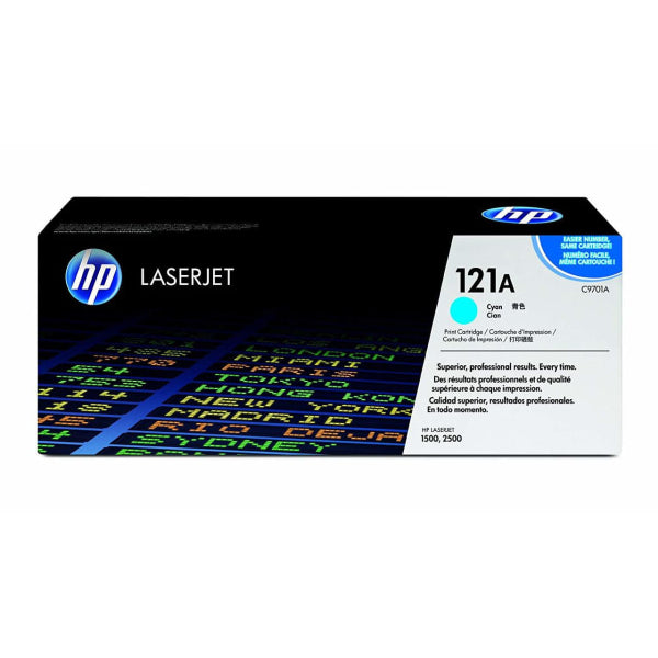 1 X Genuine Hp C9701A Cyan Toner Cartridge 121A -