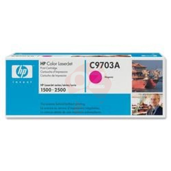 1 X Genuine Hp C9703A Magenta Toner Cartridge 121A -