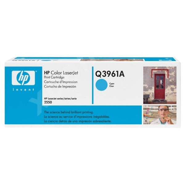 1 X Genuine Hp Q3961A Cyan Toner Cartridge 122A -