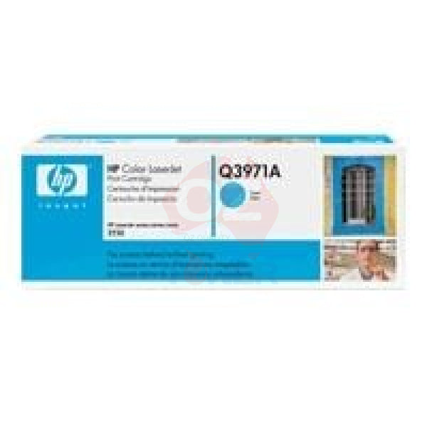 1 X Genuine Hp Q3971A Cyan Toner Cartridge 123A -