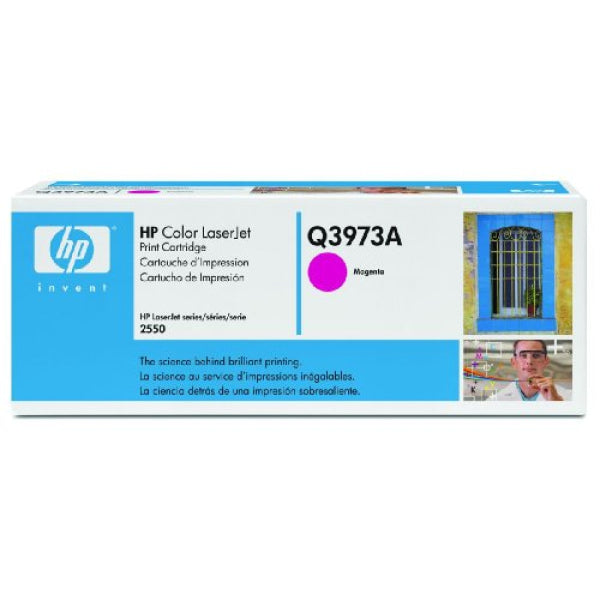 1 X Genuine Hp Q3973A Magenta Toner Cartridge 123A -