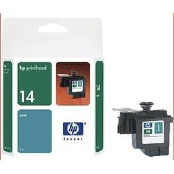 1 X Genuine Hp 14 Cyan Printhead C4921A Accessories
