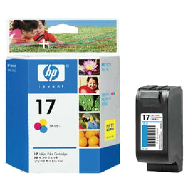 1 X Genuine Hp 17 Colour Ink Cartridge C6625Aa -