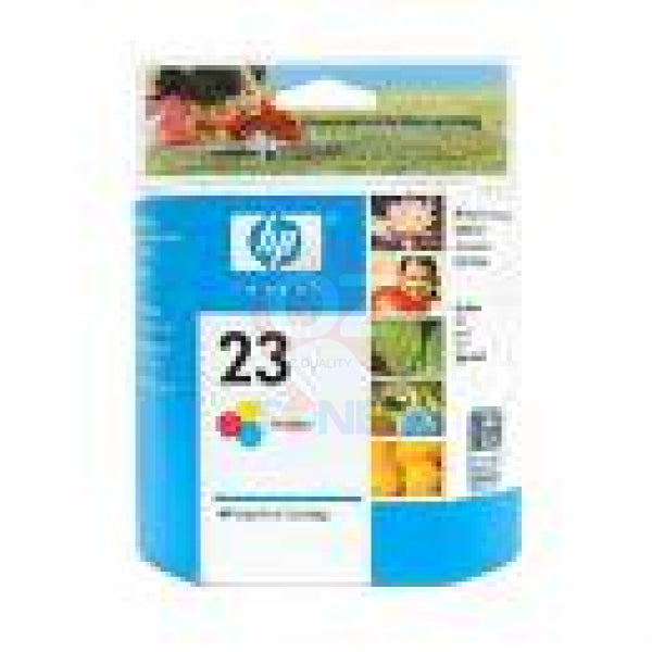 1 X Genuine Hp 23 Colour Ink Cartridge C1823Da -