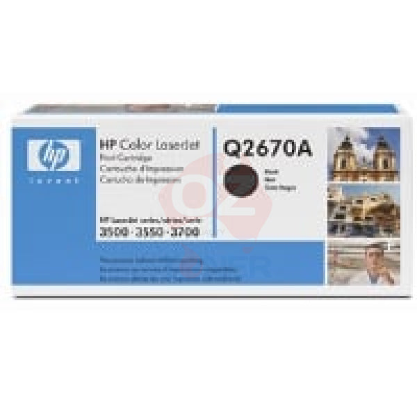 1 X Genuine Hp Q2670A Black Toner Cartridge 309A -