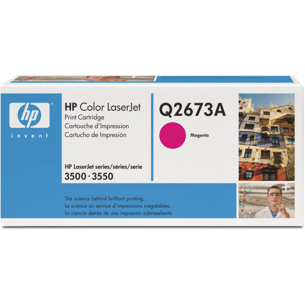 1 X Genuine Hp Q2673A Magenta Toner Cartridge 309A -