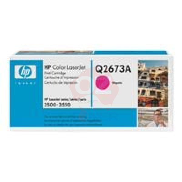 1 X Genuine Hp Q2673A Magenta Toner Cartridge 309A -