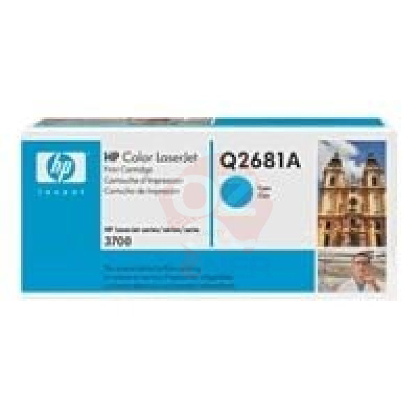 1 X Genuine Hp Q2681A Cyan Toner Cartridge 311A -