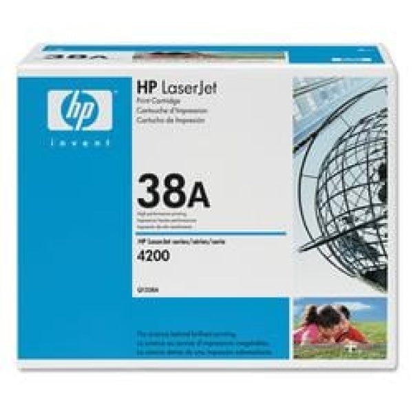 1 X Genuine Hp Q1338A Toner Cartridge 38A -