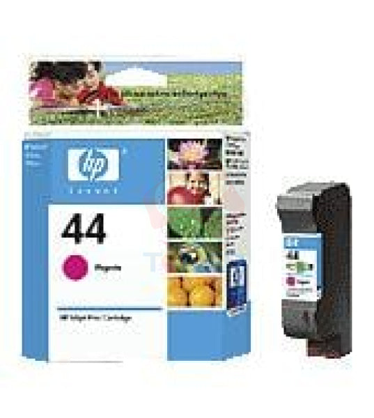 1 X Genuine Hp 44 Magenta Ink Cartridge 51644Ma -