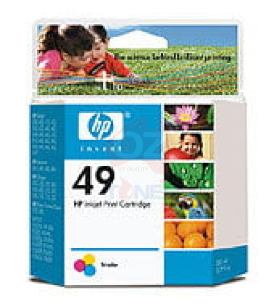 1 X Genuine Hp 49 Colour Ink Cartridge 51649Aa -
