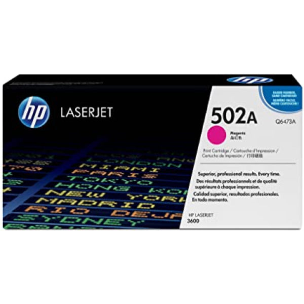 1 X Genuine Hp Q6473A Magenta Toner Cartridge 502A -