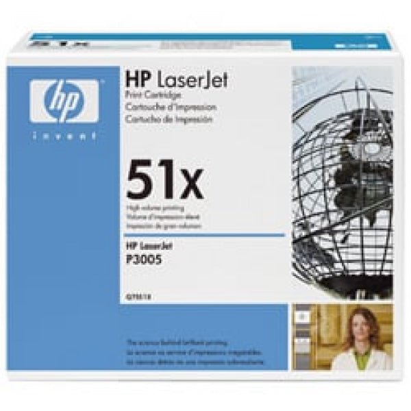 1 X Genuine Hp Q7551X Toner Cartridge 51X -