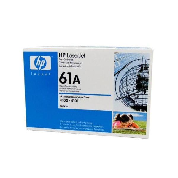 1 X Genuine Hp C8061A Toner Cartridge 61A -