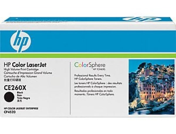 1 X Genuine Hp Ce260X Black Toner Cartridge 649X -