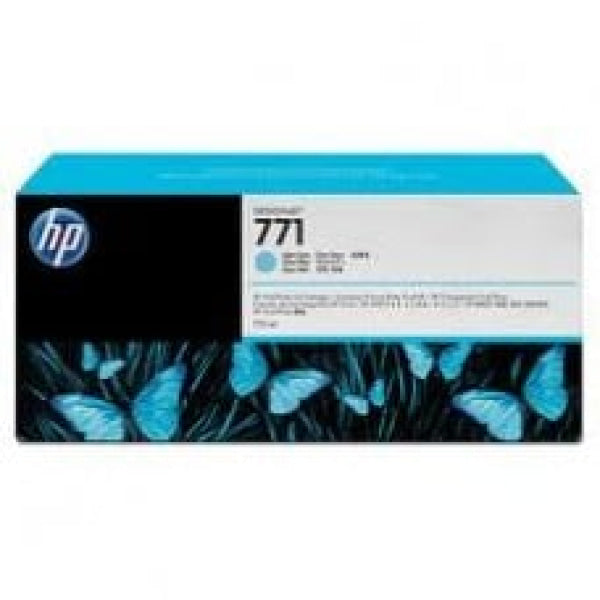 1 X Genuine Hp 771 Light Cyan Ink Cartridge Ce042A B6Y04A -