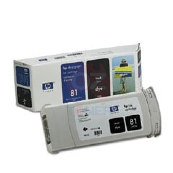 1 X Genuine Hp 81 Black Ink Cartridge C4930A -