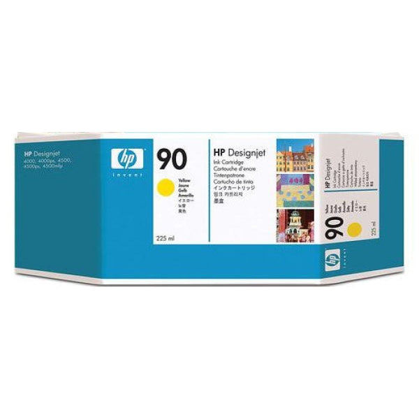 1 X Genuine Hp 90 Yellow Ink Cartridge C5064A -