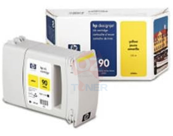 1 X Genuine Hp 90 Yellow Ink Cartridge C5064A -