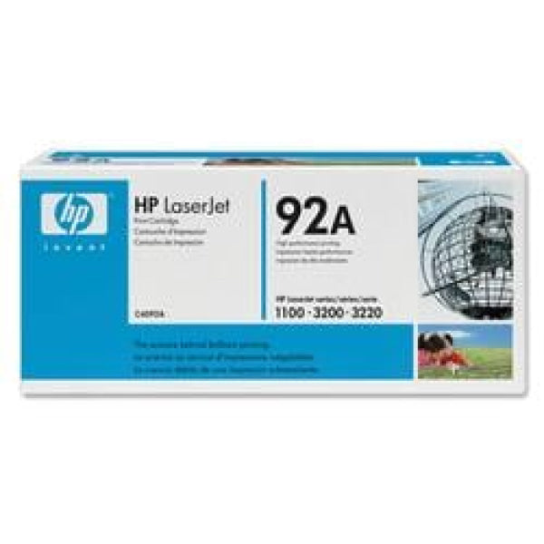 1 X Genuine Hp C4092A Toner Cartridge 92A -