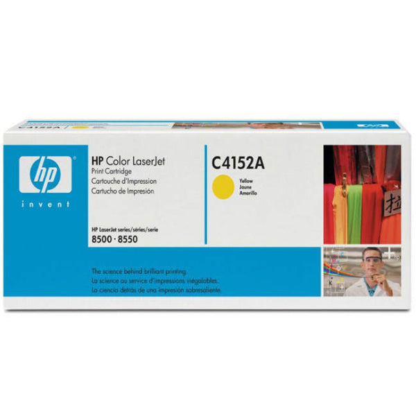 1 X Genuine Hp C4152A Yellow Toner Cartridge -