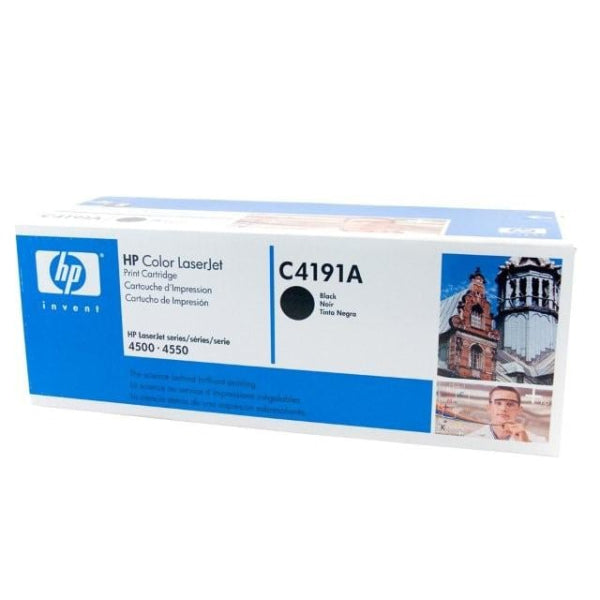 1 X Genuine Hp C4191A Black Toner Cartridge -