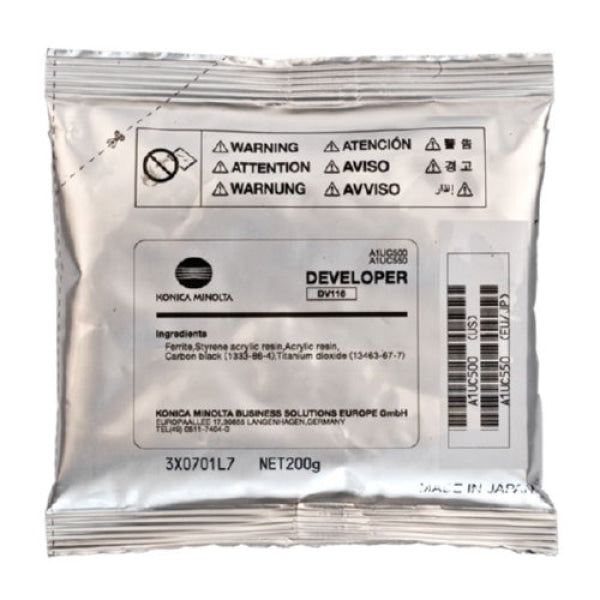 1 X Genuine Konica Minolta Bizhub 195 215 Developer Dv116 A1Uc500 Accessories
