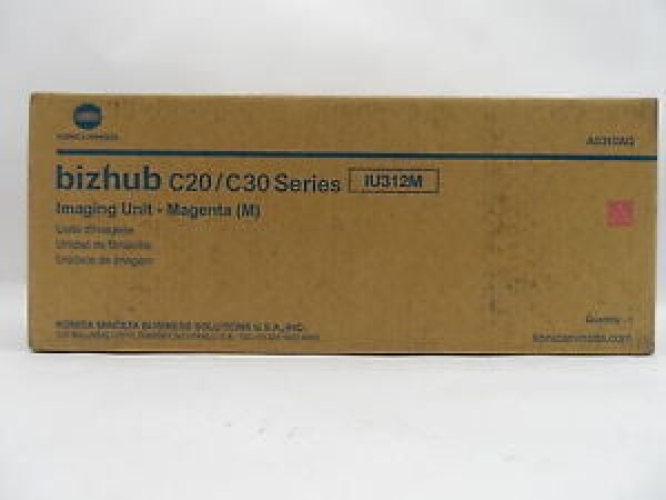 1 X Genuine Konica Minolta Bizhub C30 C31 Magenta Toner Cartridge Tn313M A06V354 -