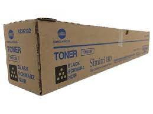 1 X Genuine Konica Minolta Bizhub C454 C554 Black Toner Cartridge Tn512K 27.5K [A33K192] -